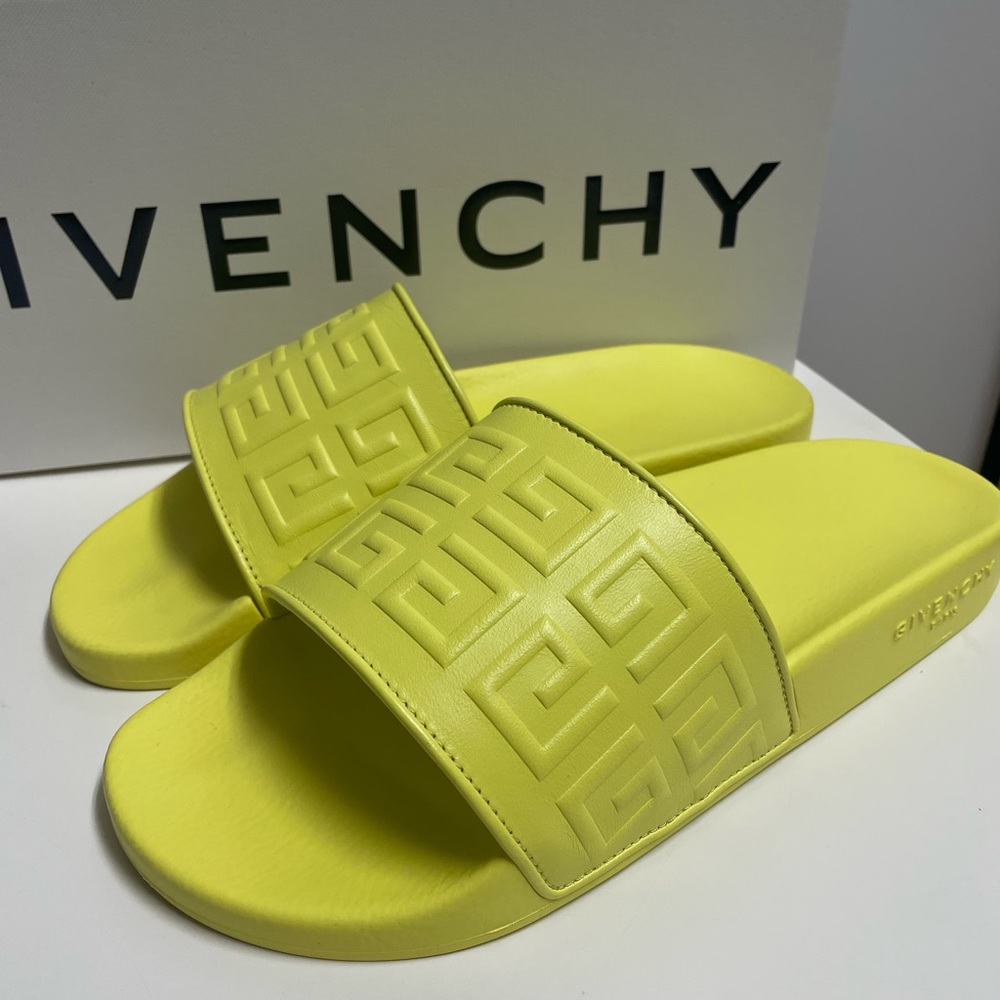 Givenchy leather slide sandals